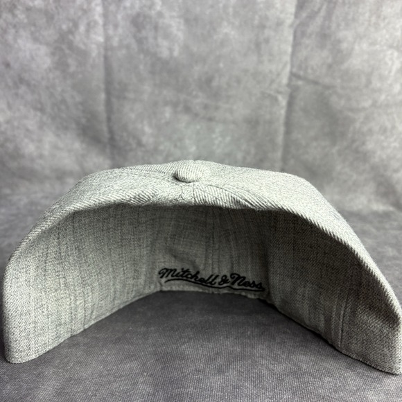 Portland Trail Blazers Mitchell And Ness Hat 7 1/4 Grey Dynasty NBA NEW - Picture 6 of 7
